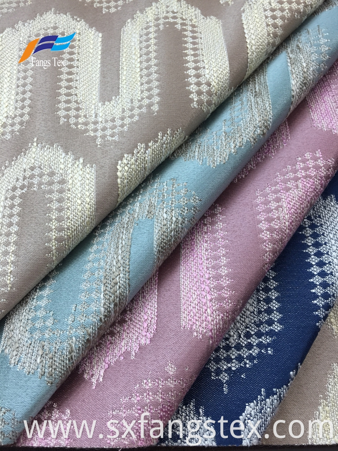 Polyester Cotton Textile Window Embroidered Curtain Fabric 2
